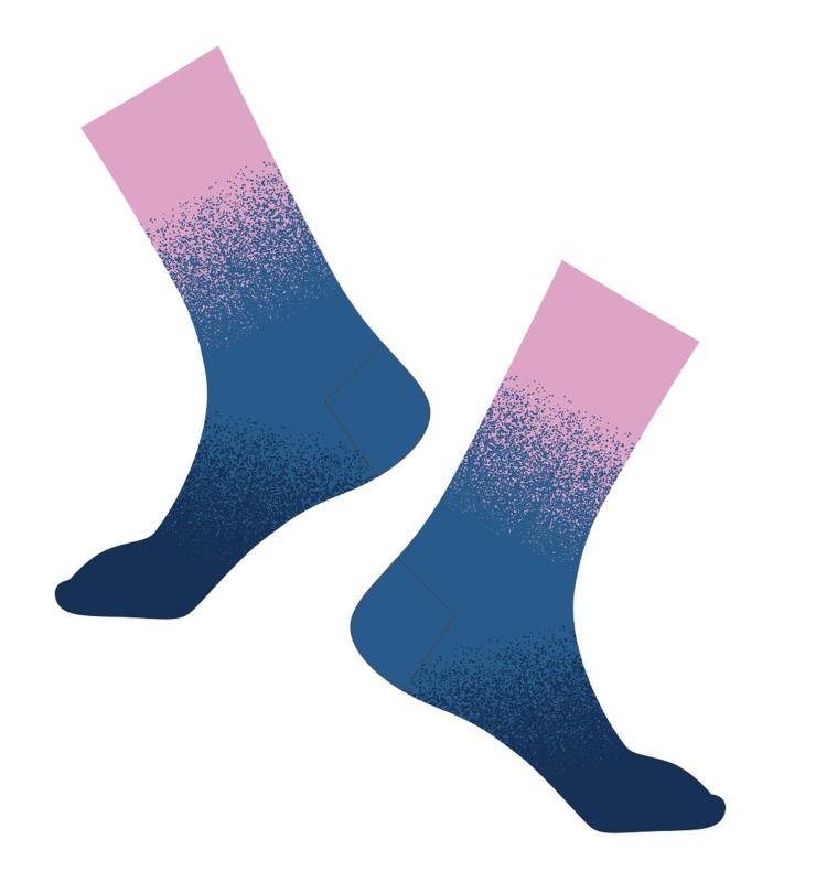 Force Ponožky ETHOS fialovo-modré FORCE