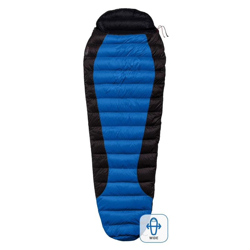 Warmpeace VIKING 300 180 cm WIDE L blue/grey/black Warmpeace