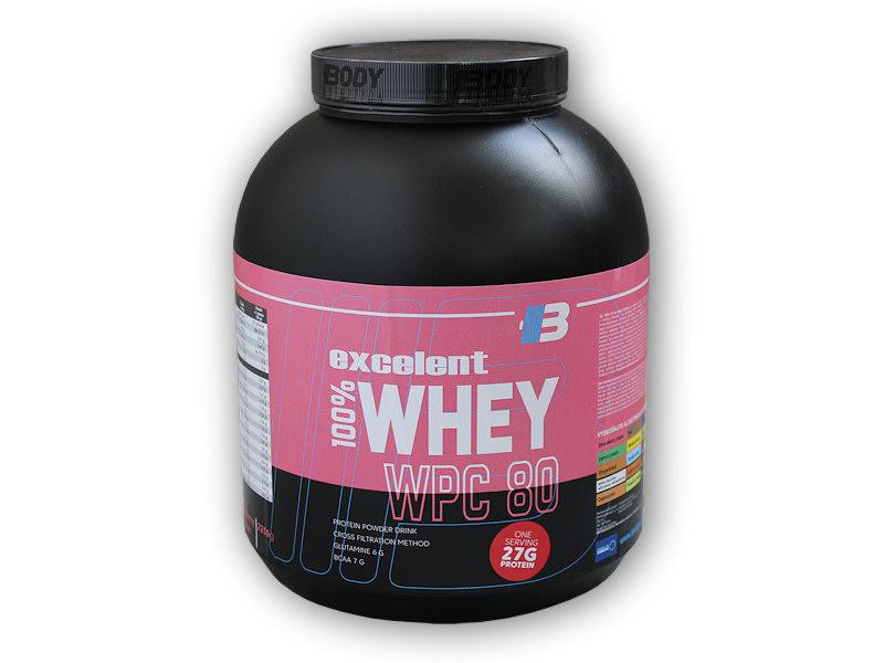 Body Nutrition Excelent 100% WPC whey protein 80 2250g Body Nutrition