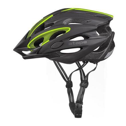 Etape Biker cyklistická helma černá-žlutá fluo Etape