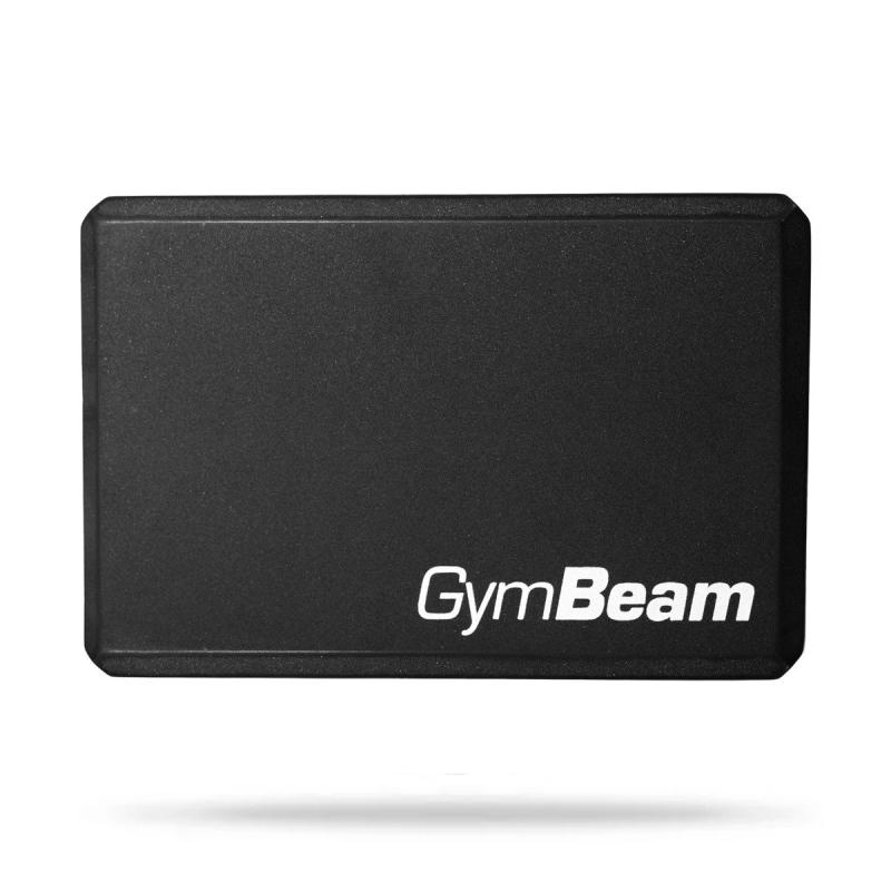 GymBeam Pěnová kostka na jógu Black GymBeam