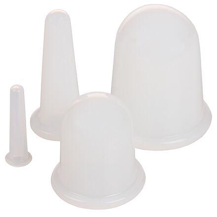 Merco Cups 4Pack masážní silikonové baňky bílá Merco