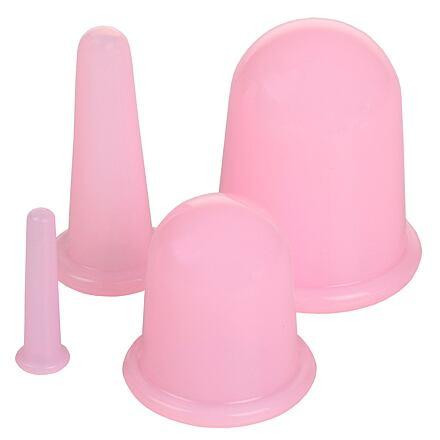Merco Cups 4Pack masážní silikonové baňky růžová Merco