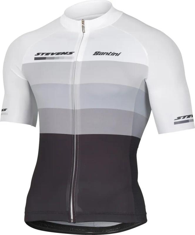 Stevens Aero Equipe Bílo/černý Krátký Rukáv dres Stevens