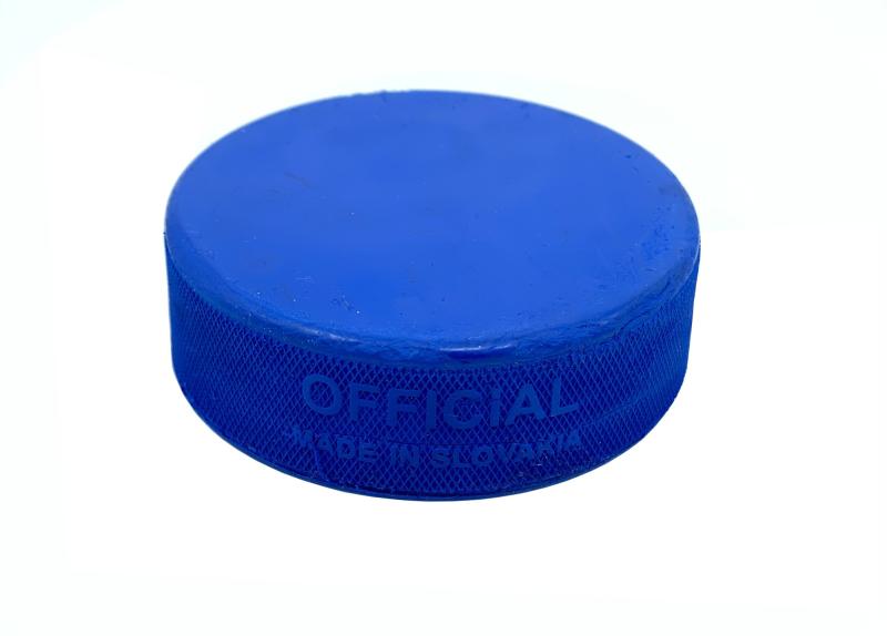 InGlasCo Hokejový puk modrý JR odlehčený tréninkový InGlasCo