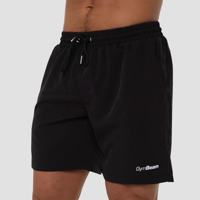 GymBeam Pánské plavecké šortky Black GymBeam