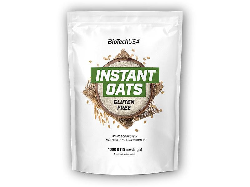 BioTech USA Instant Oats Gluten Free 1000g BioTech USA