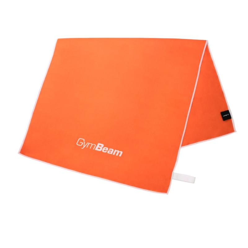 GymBeam Sportovní rychleschnoucí ručník Orange/White GymBeam