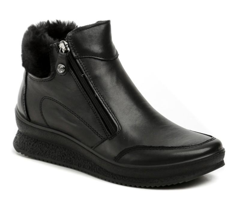 IMAC 1322-023 černá dámská zimní obuv šíře H IMAC