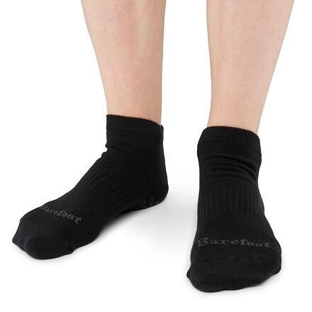Vlnka Bavlněné barefoot ponožky kotníkové černá Vlnka