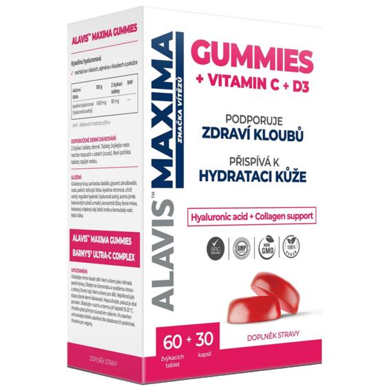 Alavis Maxima Gummies 60 tablet+30 kapslí Alavis