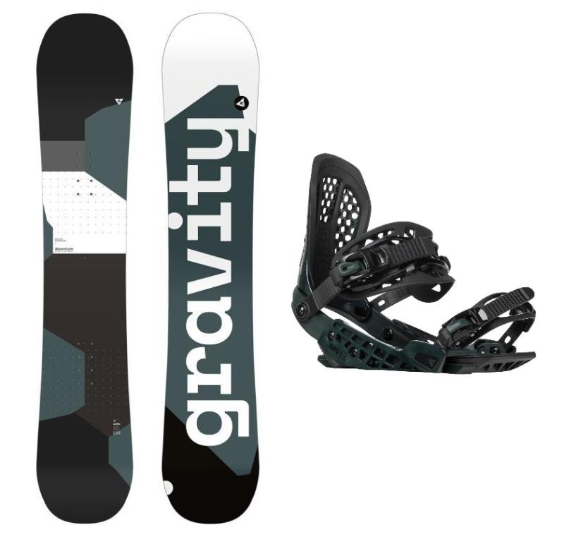 Gravity Adventure 23/24 snowboard + Gravity G2 black/moss vázání + sleva 300