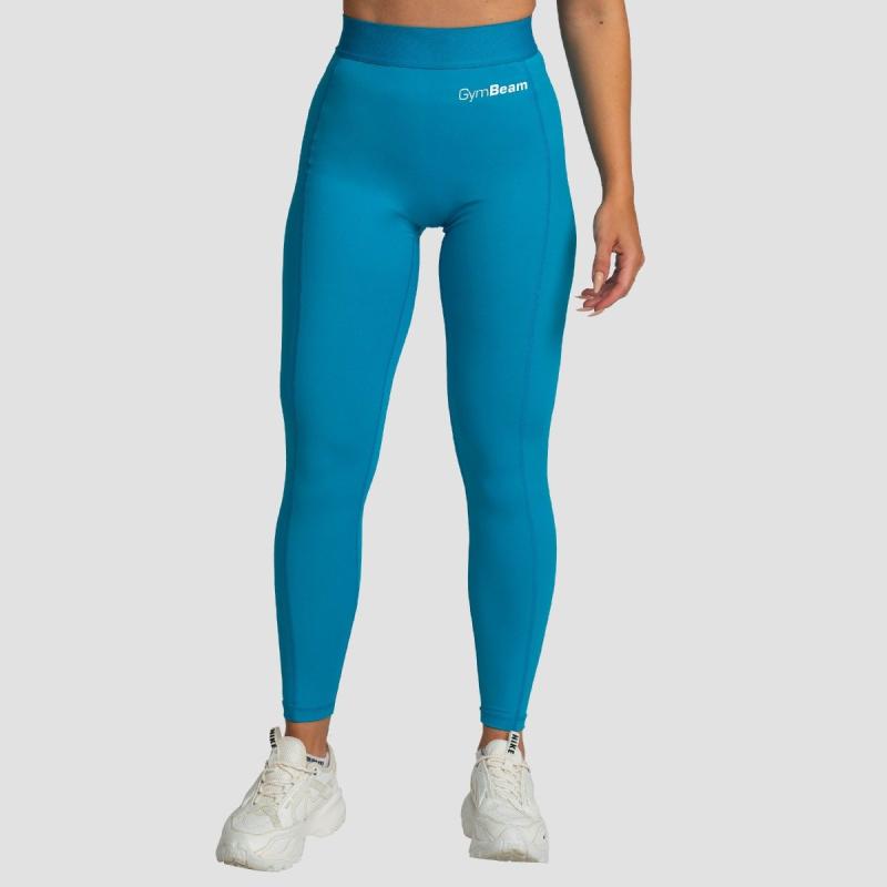 GymBeam Dámské legíny Limitless Aquamarine GymBeam