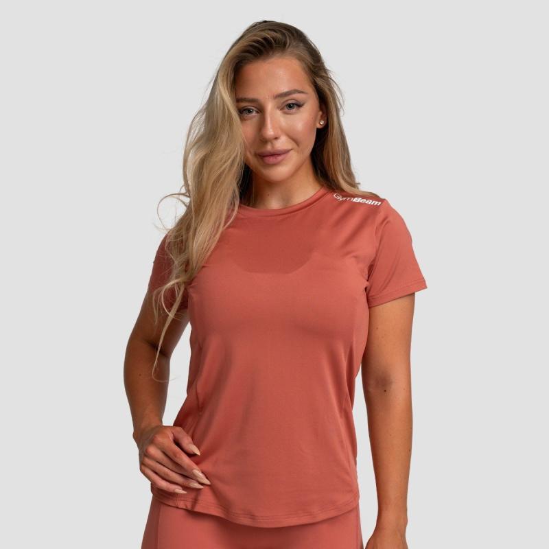 GymBeam Dámské sportovní tričko Limitless Cinnamon GymBeam