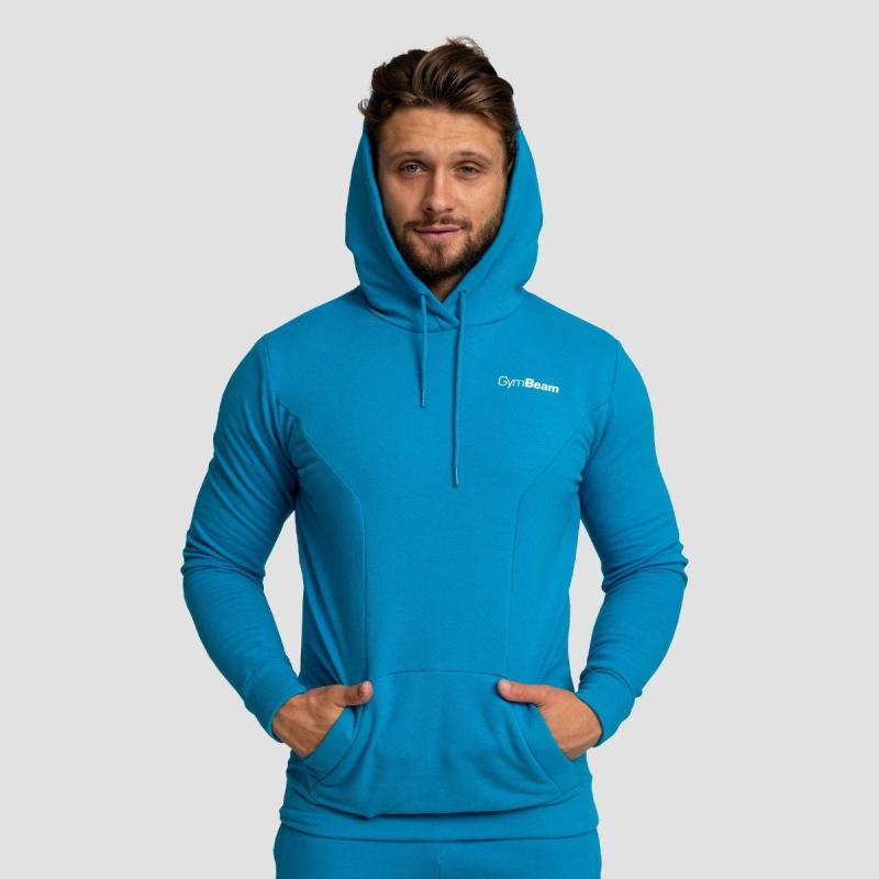 GymBeam Mikina Limitless Hoodie Aquamarine GymBeam