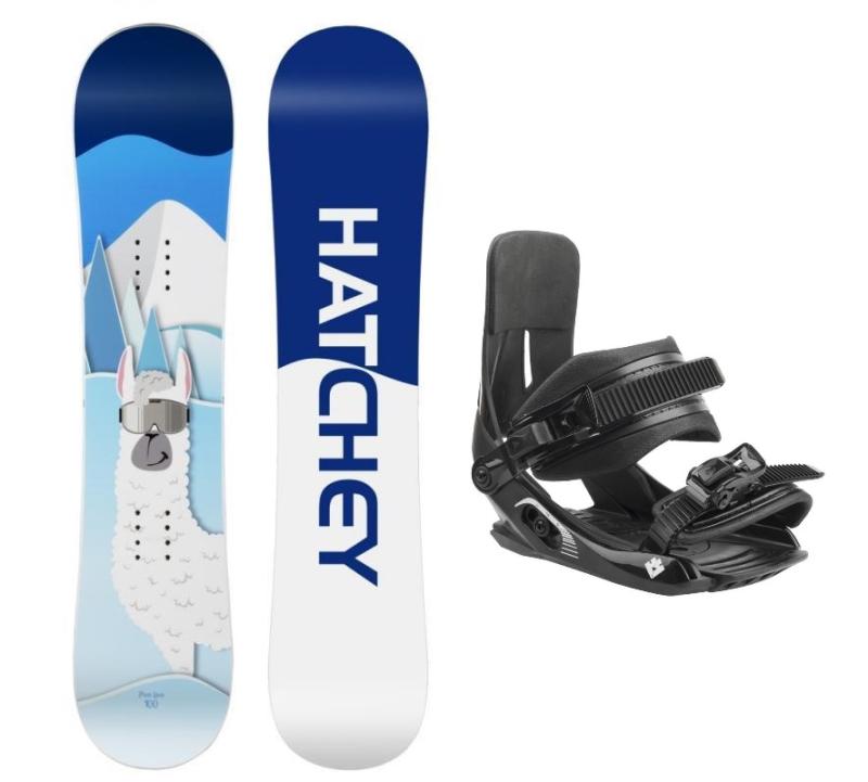 Hatchey Poco Loco dětský snowboard + Hatchey Tactic Junior vázání Hatchey