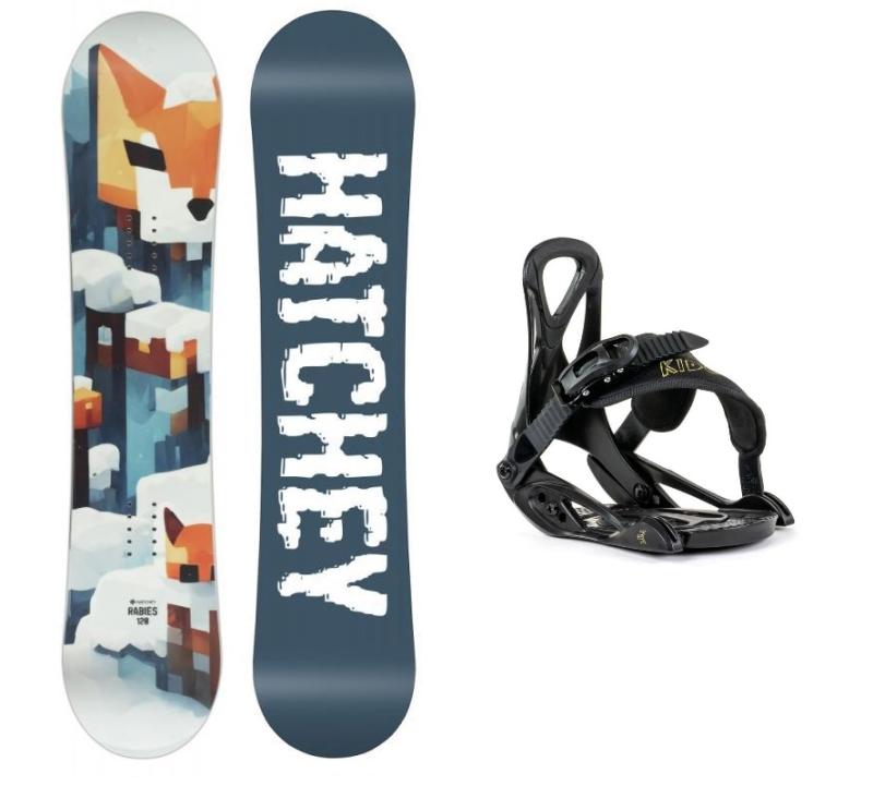 Hatchey Rabbies SPR juniorský snowboard + Beany Kido vázání Hatchey