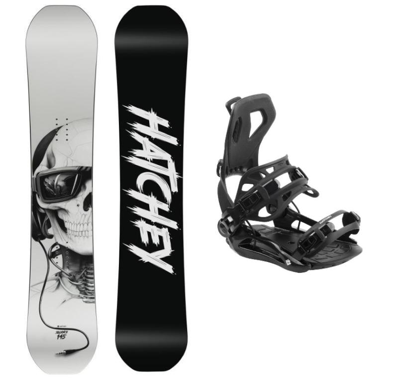 Hatchey Sillence freestyle snowboard + Hatchey Fastec vázání Hatchey