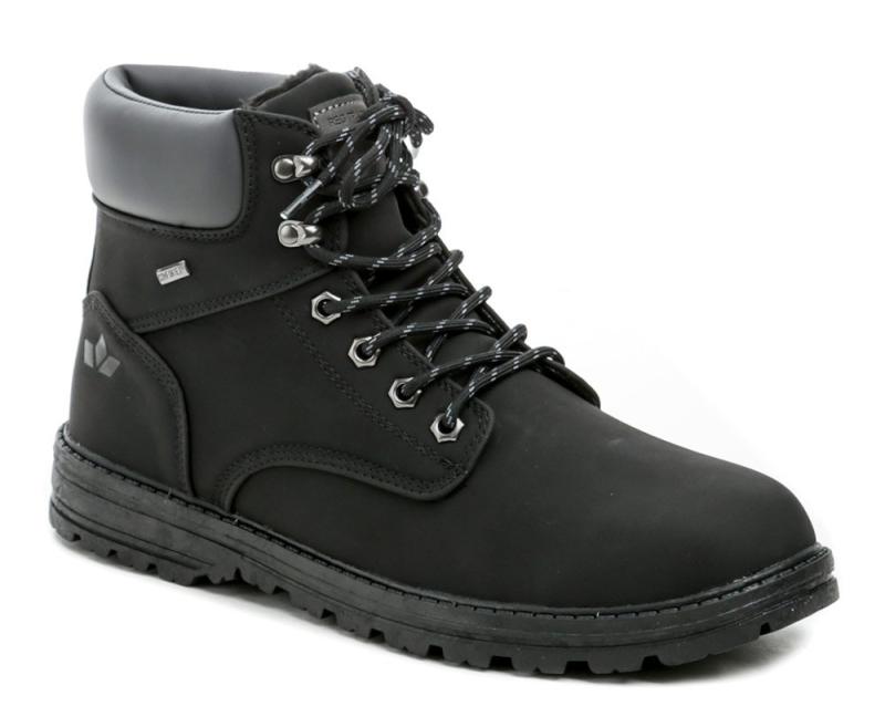 Lico 540556 Trelleborg černé pánské zimní boty Lico