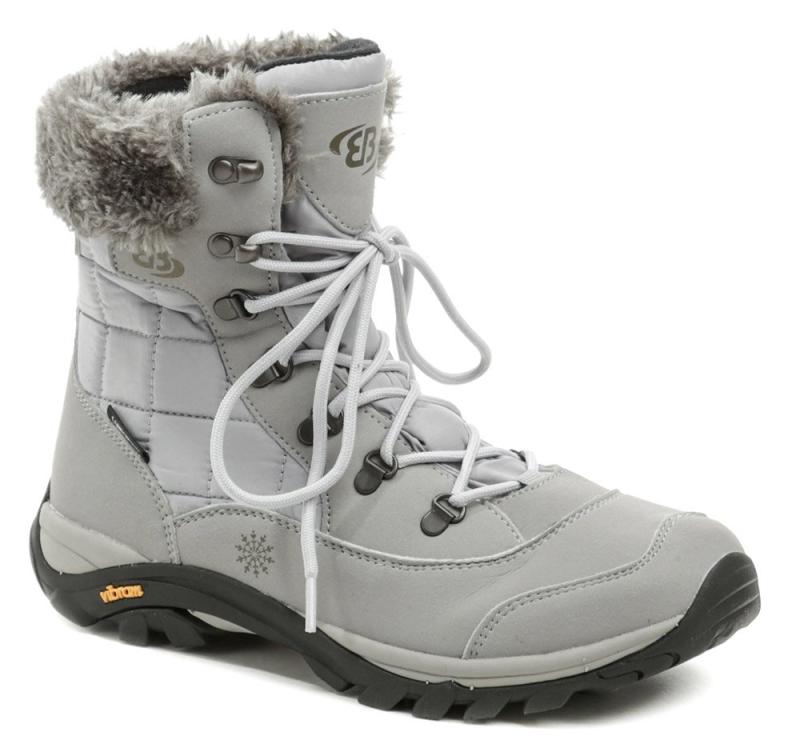 Lico Brütting 711034 Himalaya šedé dámské nadměrné zimní boty Lico