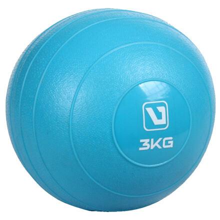 LiveUp Weight ball míč na cvičení modrá LiveUp