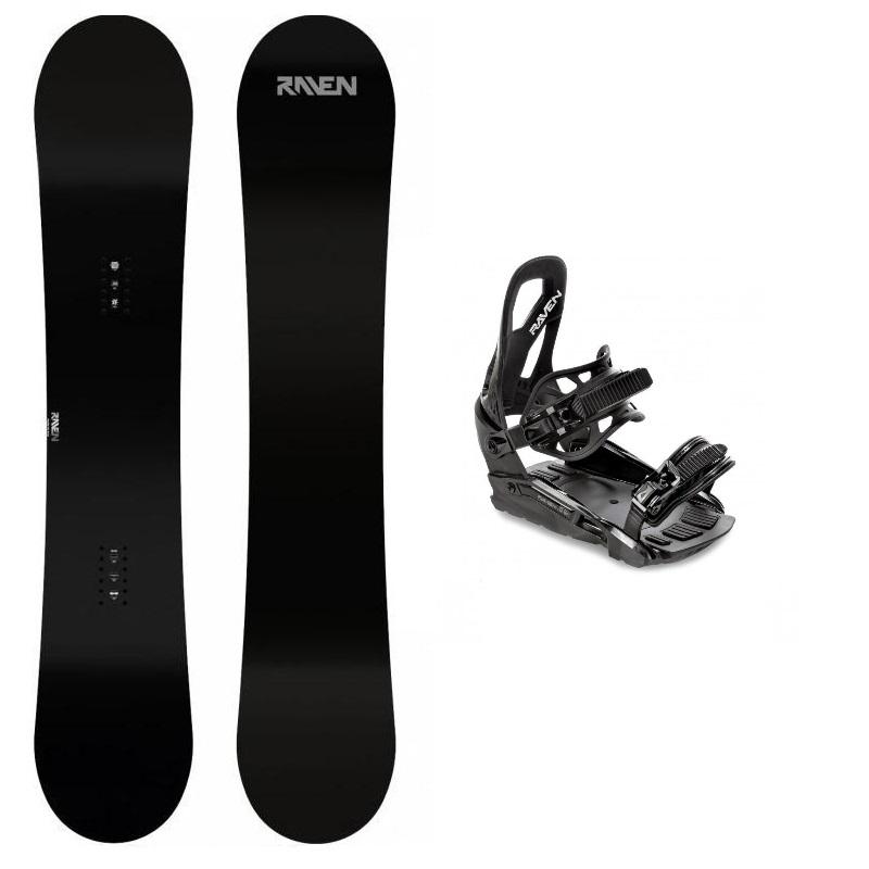 Raven Pure black pánský snowboard + Raven S230 Black vázání Raven