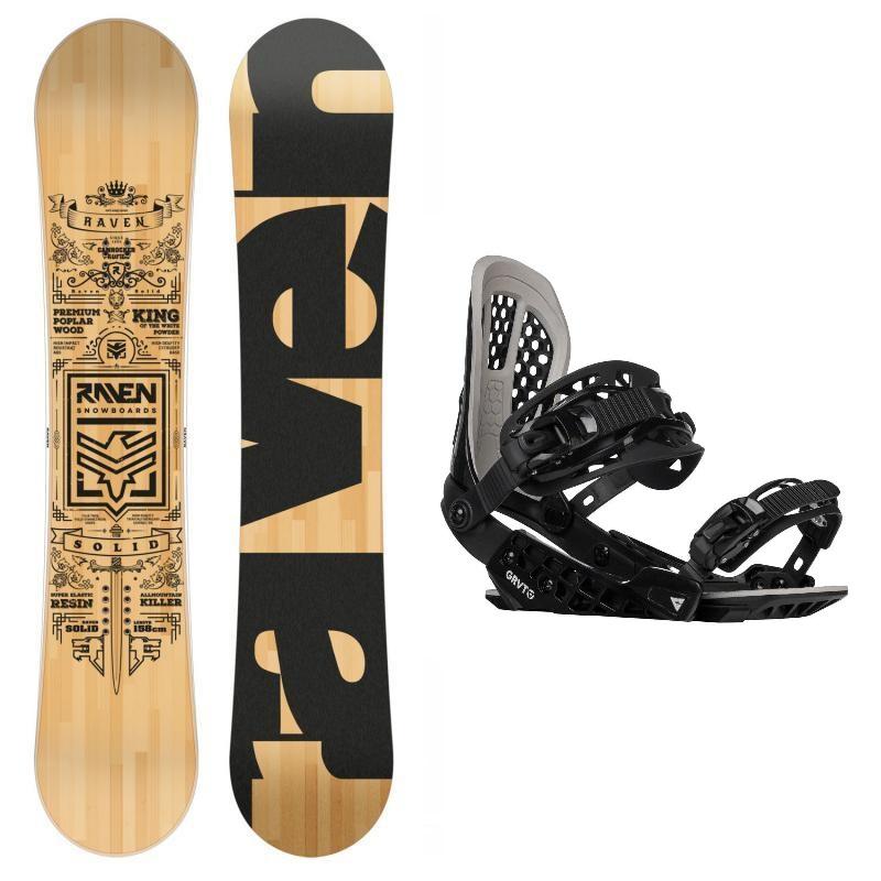 Raven Solid classic snowboard + Gravity G2 black vázání Raven