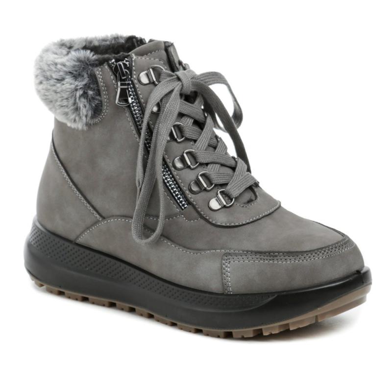 Scandi 263-0074-C1 šedé dámské zimní boty Scandi