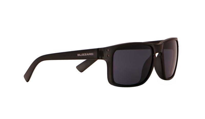 Blizzard Sun glasses PCC606001 trans. black mat 65-17-135 sluneční brýle Blizzard