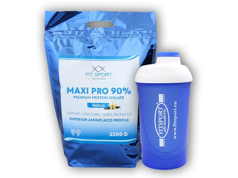 Fit Sport Nutrition Maxi Pro 90% 2500g + šejkr Fitsport Fit Sport Nutrition