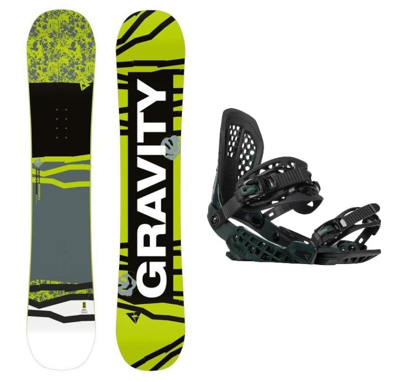 Gravity Madball 23/24 pánský snowboard + Gravity G2 black/moss vázání + sleva 500