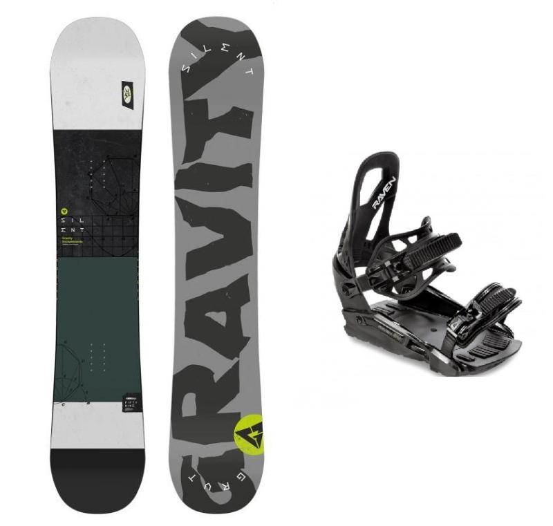 Gravity Silent 23/24 pánský snowboard + Raven S230 Black vázání Gravity