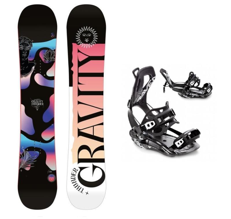 Gravity Thunder 23/24 dámský snowboard + Raven FT360 black vázání Gravity