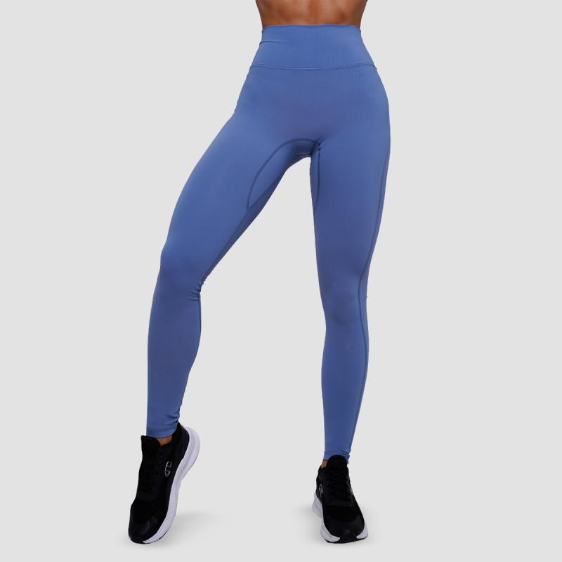 GymBeam Dámské legíny FIT Steel Blue GymBeam