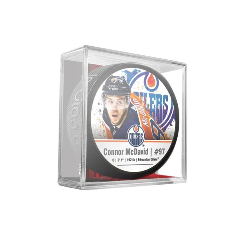 InGlasCo Fanouškovský puk NHL Connor McDavid Blister InGlasCo