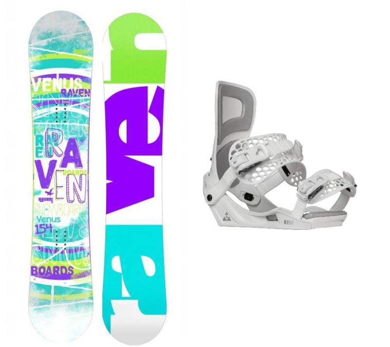 Raven Venus dámský snowboard + Gravity Rise white vázání Raven