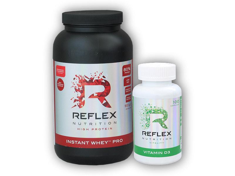 Reflex Nutrition Instant Whey PRO 900g + Vitamin D3 100 cps Reflex Nutrition