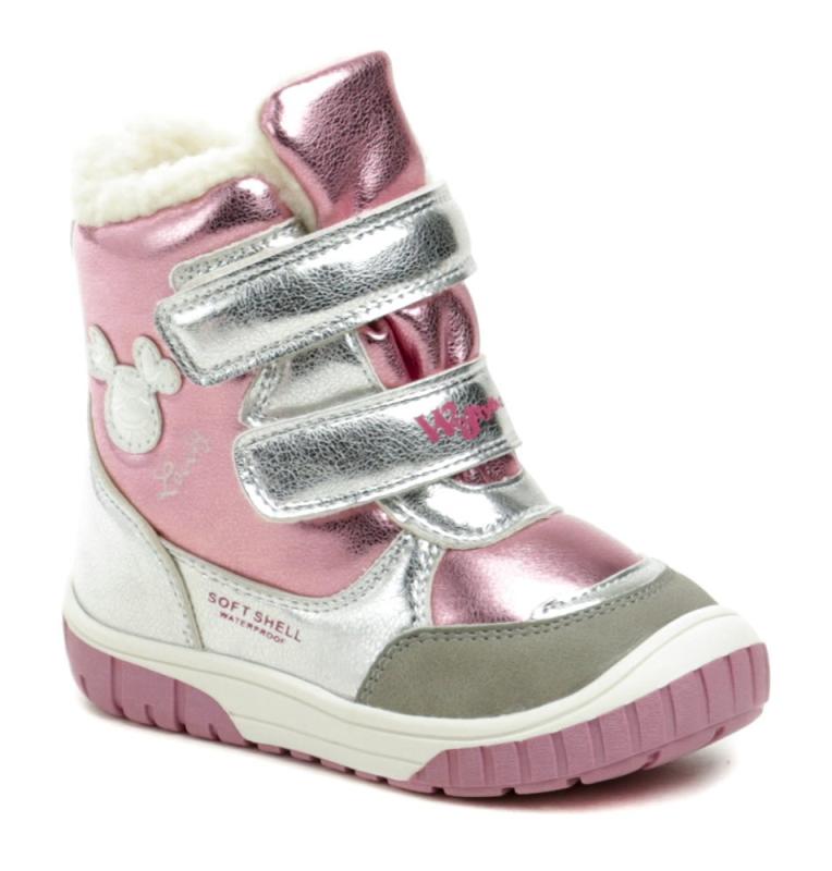 Wojtylko 3Z24099 růžové dětské zimní boty Wojtylko