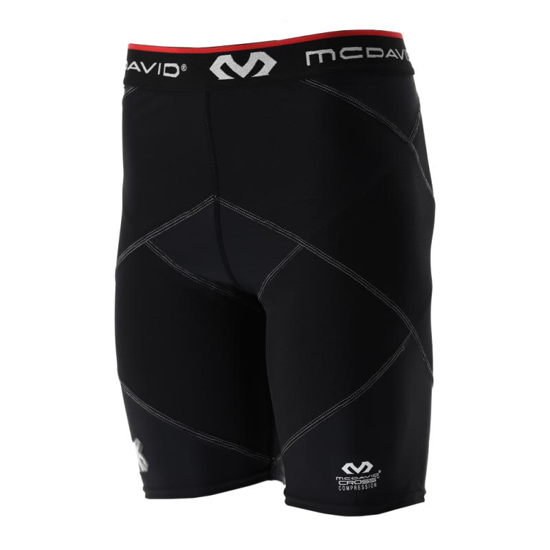 McDavid 8201 Super Cross Compression Short With Hip Spica Black Mc David