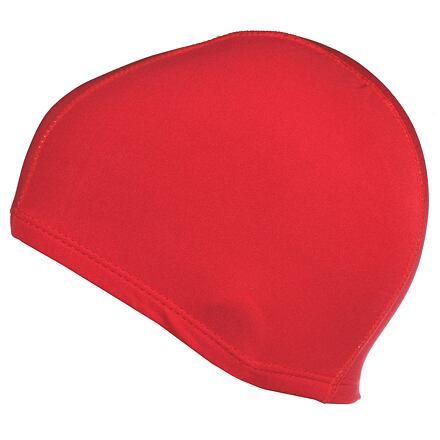 Merco Polyester Cap plavecká čepice červená Merco