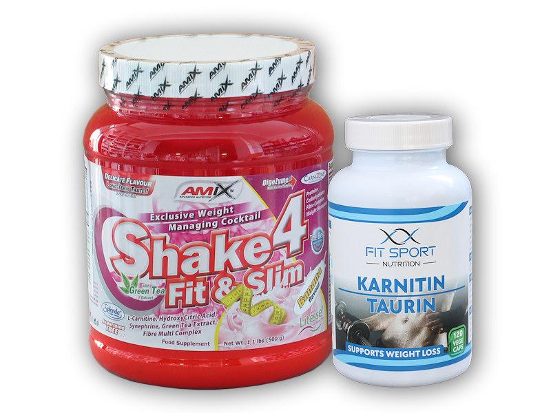 FitSport Nutrition Karnitin Taurin 120cp + Shake4 500g FitSport Nutrition