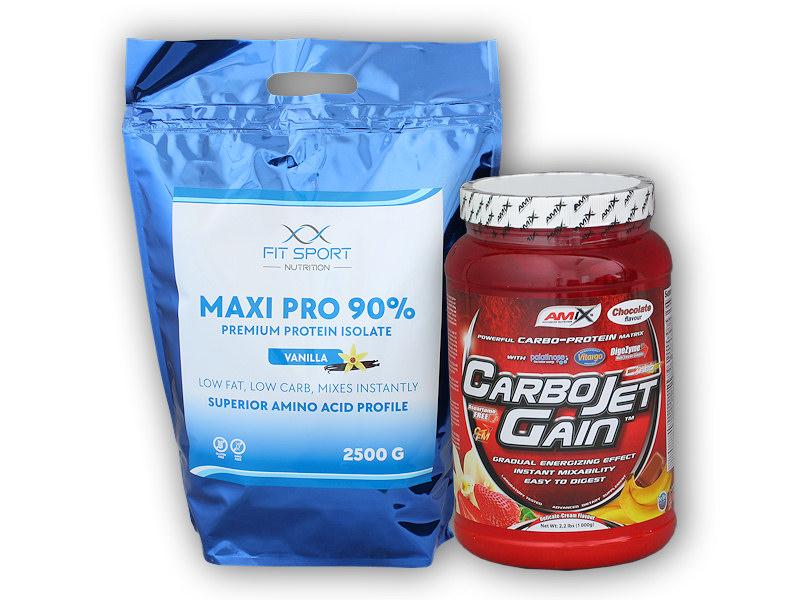 FitSport Nutrition Maxi Pro 2500g + Carbojet Gain 1000g FitSport Nutrition