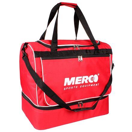 Merco Fotbalová taška dvojité dno červená Merco