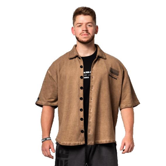 Nebbia Washed-off oversized košile 90s THROWBACK 347 Nebbia