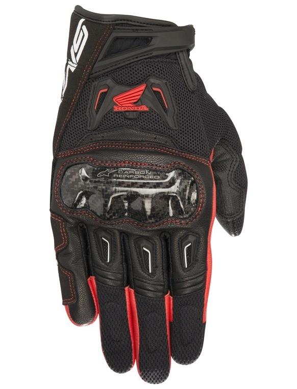 Alpinestars Rukavice na motorku SMX-2 Air Carbon Honda Kolekce černo-červené Alpinestars