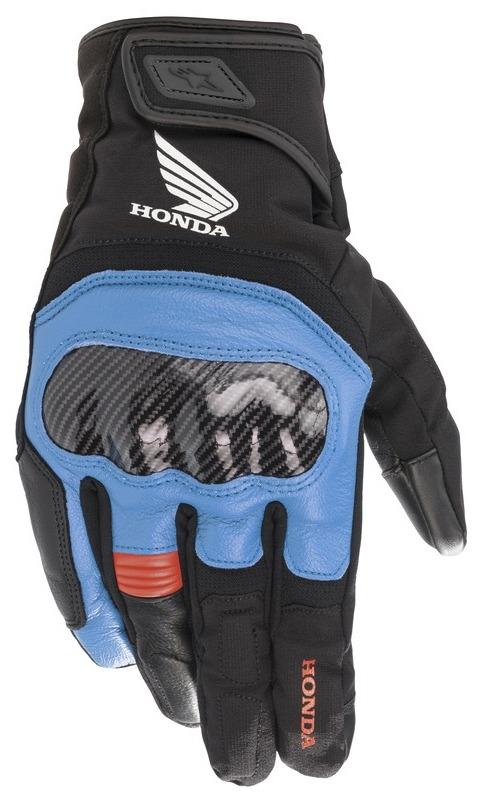 Alpinestars Rukavice na motorku SMX Z Drystar Honda světle šedo-černo-modro-červené Alpinestars