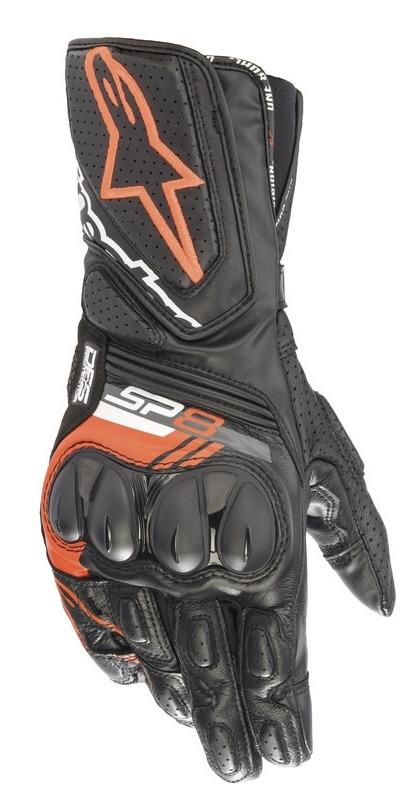 Alpinestars Rukavice na motorku SP-8 černo-fluo červené Alpinestars
