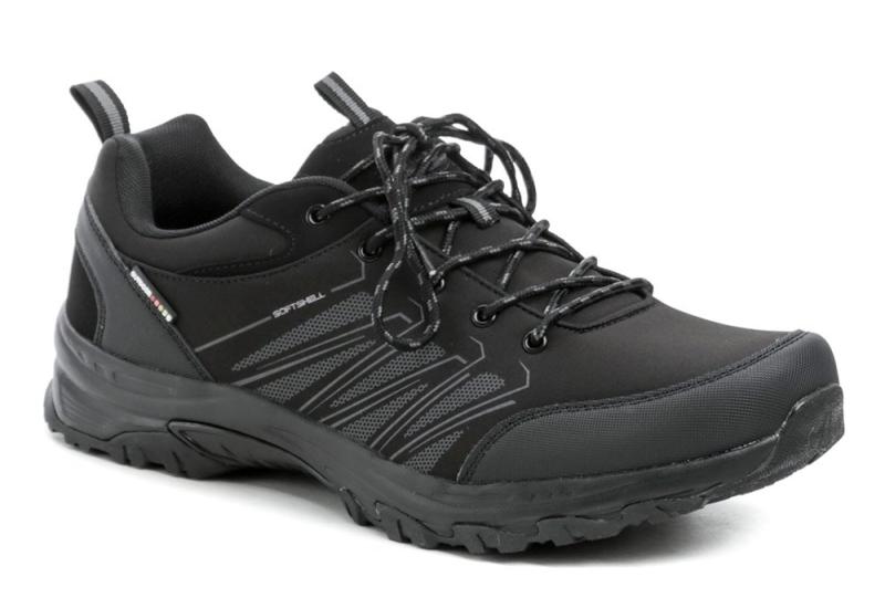 American Club WT222-24 černé pánské nadměrné softshell tenisky AMERICAN CLUB