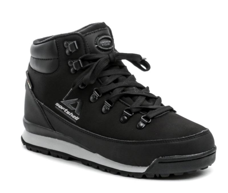 American Club WT61-23 černé zimní softshell boty AMERICAN CLUB