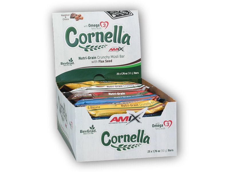 Amix 25x Cornella Crunchy Muesli Bar 50g MIX Amix